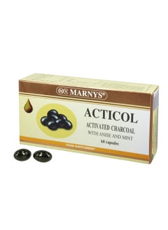 MARNYS Marnys Acticol Activated Charcoal Capsules 60's 