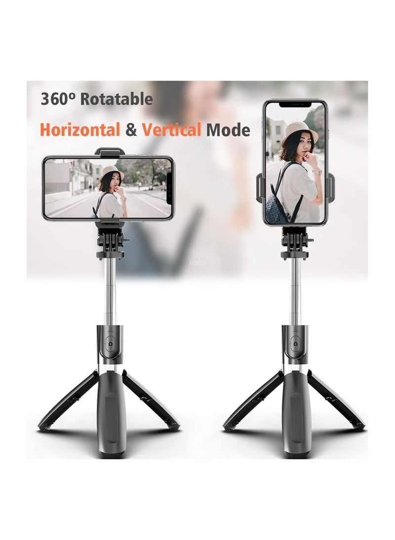 Selfie Stick, 3 in 1 Extendable Selfie Stick Tripod with Detachable Bluetooth Wireless Remote Phone Holder for iPhone 12/Xs/iPhone 8/iPhone 11/11pro - Image 2