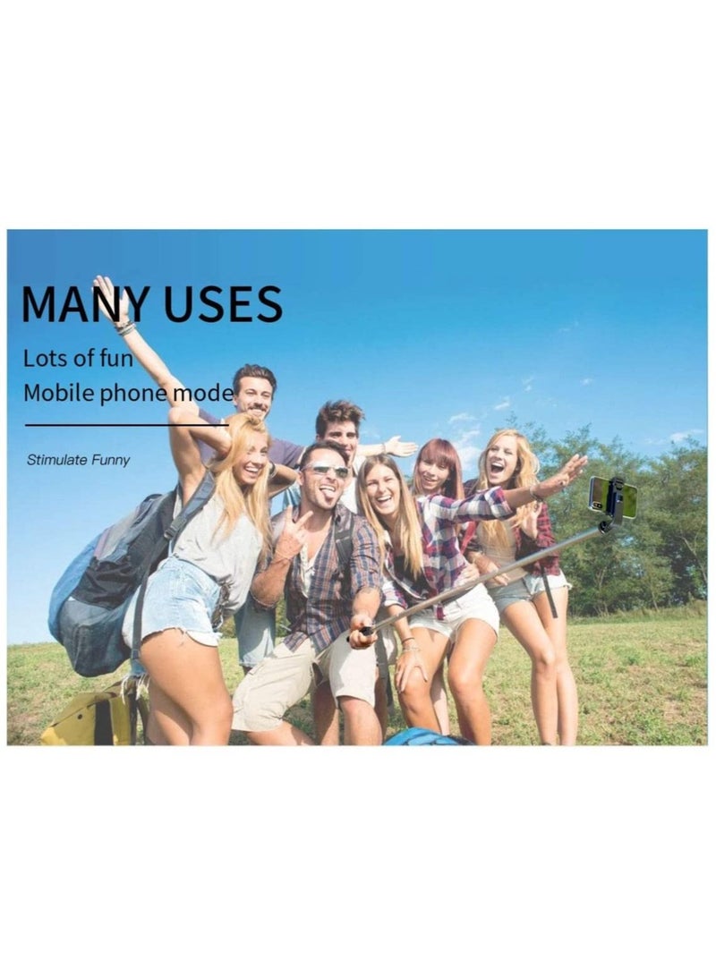 Selfie Stick, 3 in 1 Extendable Selfie Stick Tripod with Detachable Bluetooth Wireless Remote Phone Holder for iPhone 12/Xs/iPhone 8/iPhone 11/11pro - Image 5