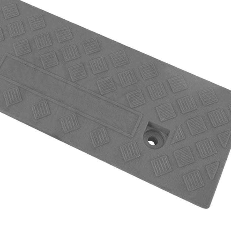 Car Curb Ramp 13cm Height Plastic Threshold Ramp - Anti Slip Grid Design Driveway Curb Ramps for Car Motorcycle Wheelchair - Image 4