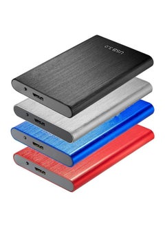 Generic Mobile Hard Disk 2T 4t 1t WISHUSB3.0 320G 500GB/80G Expansion Virtual Standard 8t Exclusive-Capacity:Cross Border-(64g) 4TB-Interface:USB 3.0 Silver  - Image 1