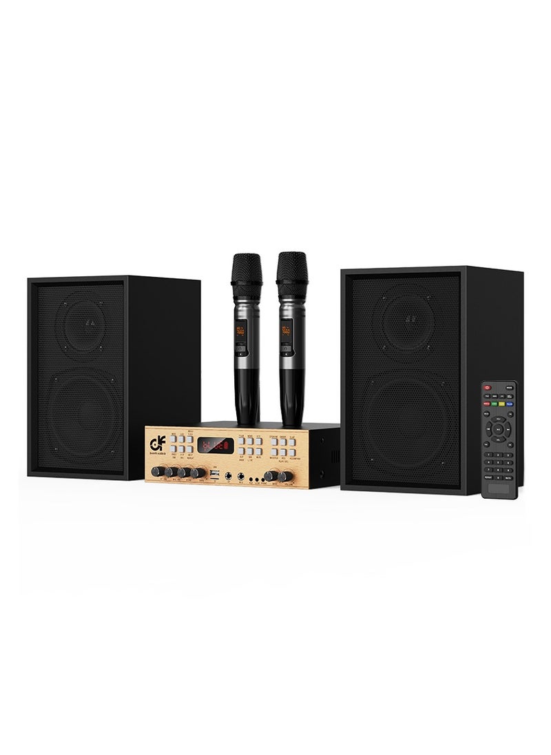 Victress Victress 120W Bluetooth HiFi Speaker System – 2.0 Channel with USB, FM, Dual Mic Inputs, EQ Modes, Remote Control  - Image 3