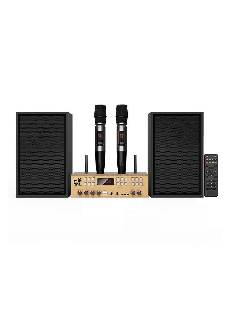 Victress Victress 120W Bluetooth HiFi Speaker System – 2.0 Channel with USB, FM, Dual Mic Inputs, EQ Modes, Remote Control  - Image 5