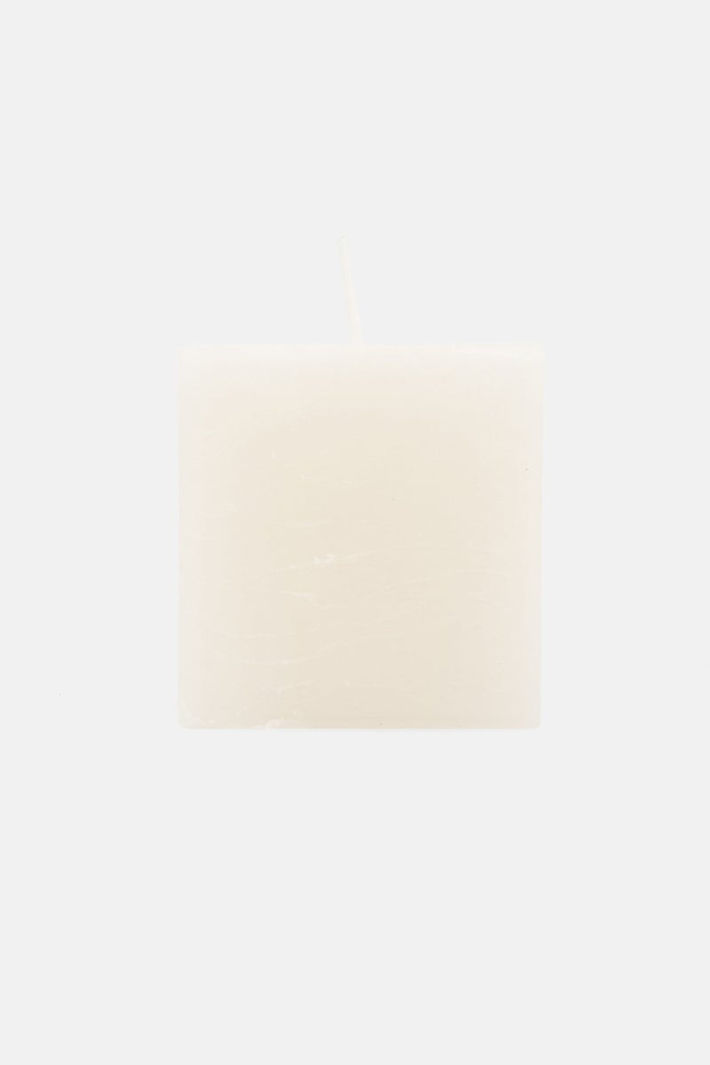 Muy Mucho Rustic Square Candle 6,5 x 6,5 cm  - Image 1