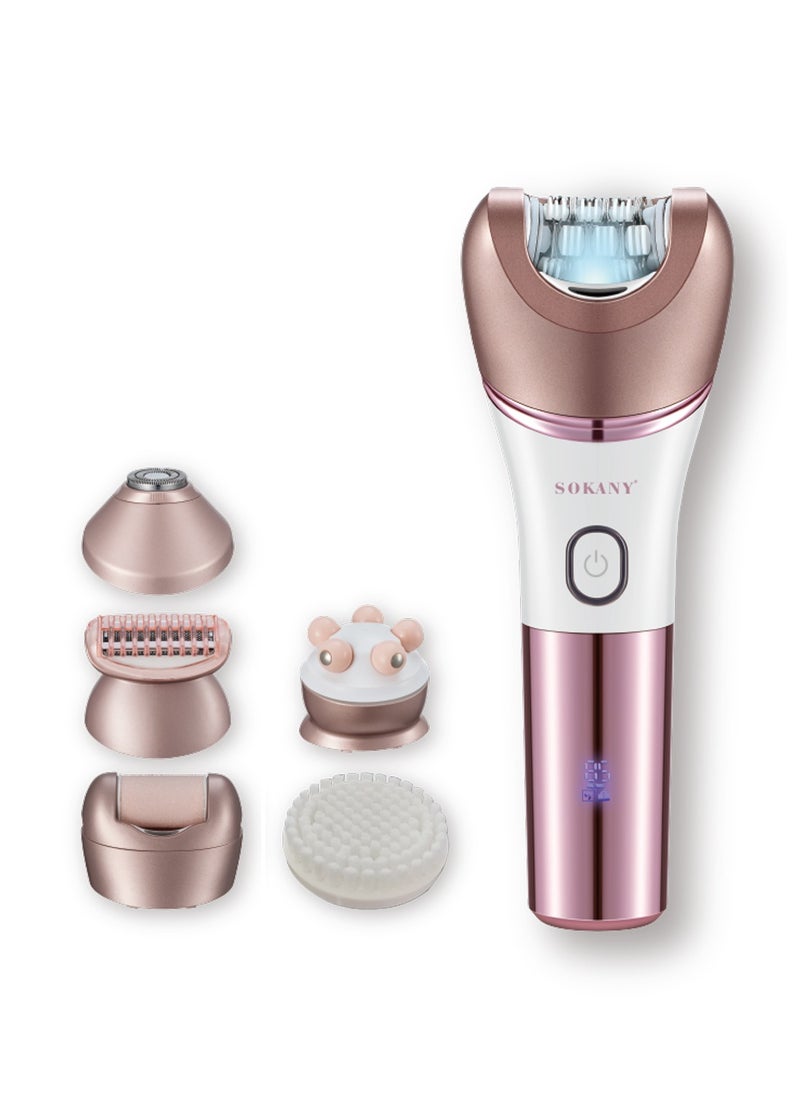 sokany - SOKANY Multi Functional 6-In-1 Hair Removal Device, Women's Home And Outdoor Hair Removal Tool - Image 1