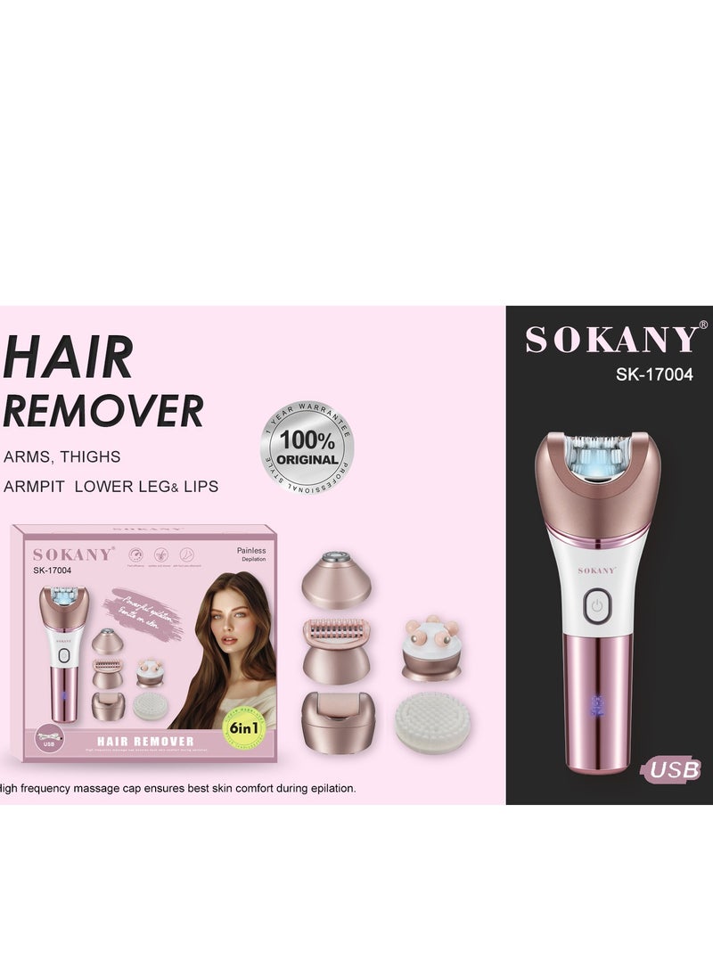 sokany - SOKANY Multi Functional 6-In-1 Hair Removal Device, Women's Home And Outdoor Hair Removal Tool - Image 1