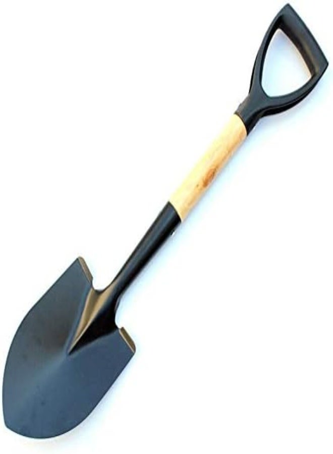 AKDC Garden Tool Shovel With Round Point Blade And Comfortable D Grip Handle, Mini Trunk Digging Spade  - Image 5