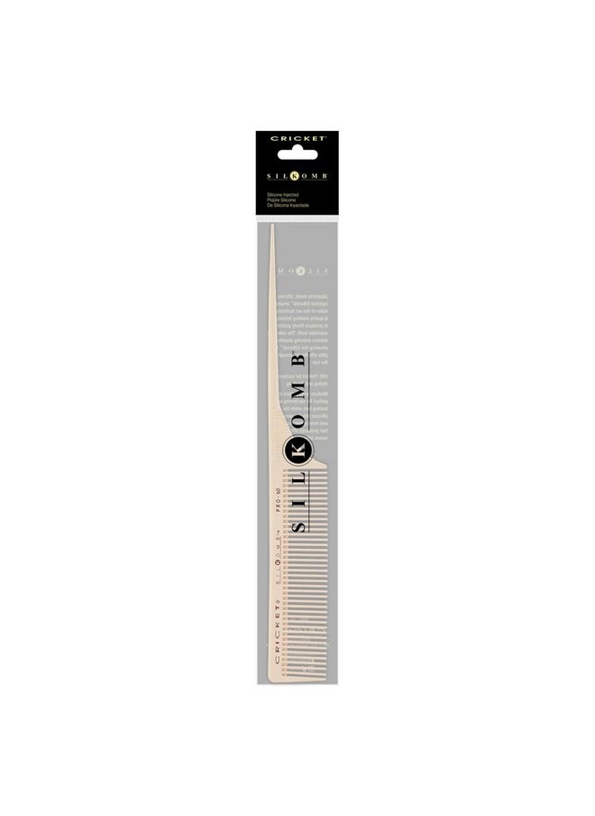 Cricket Silkomb Pro60 Medium Tooth Rattail Professional Hair Stylist Comb For Teasing Sectioning Parting Lifting Styling Coloring Hair  - Image 5