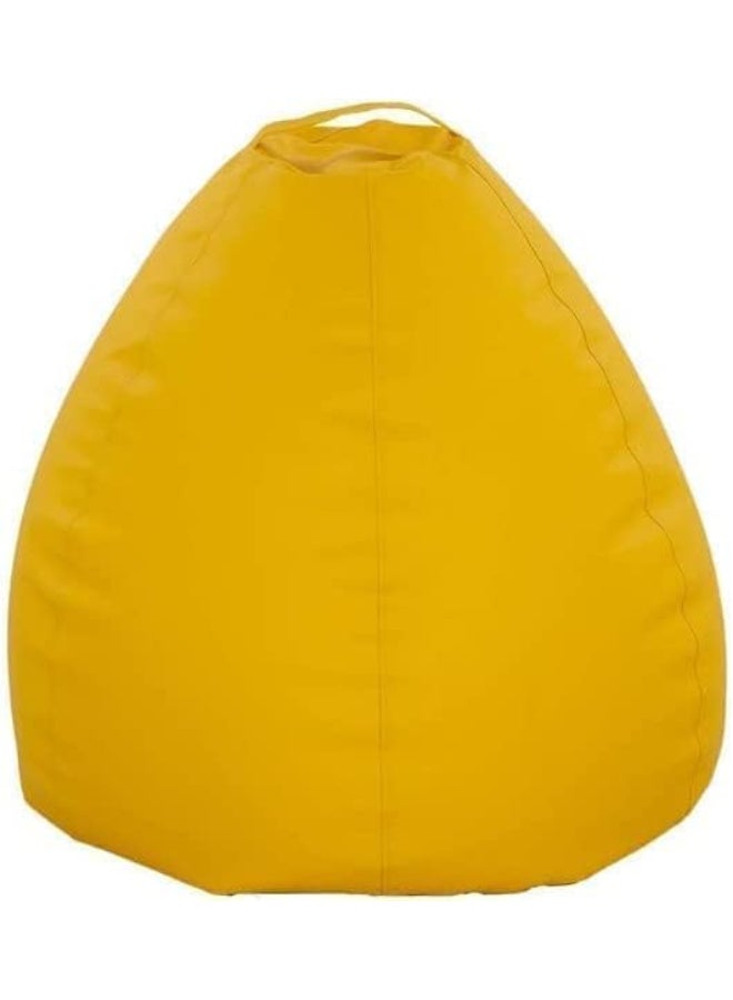 Harmony Home Kids Lounger Bean Bag Chair – Soft, Durable & Ergonomic Seating for Playroom, Bedroom, & Lounge (Yellow) - Image 2