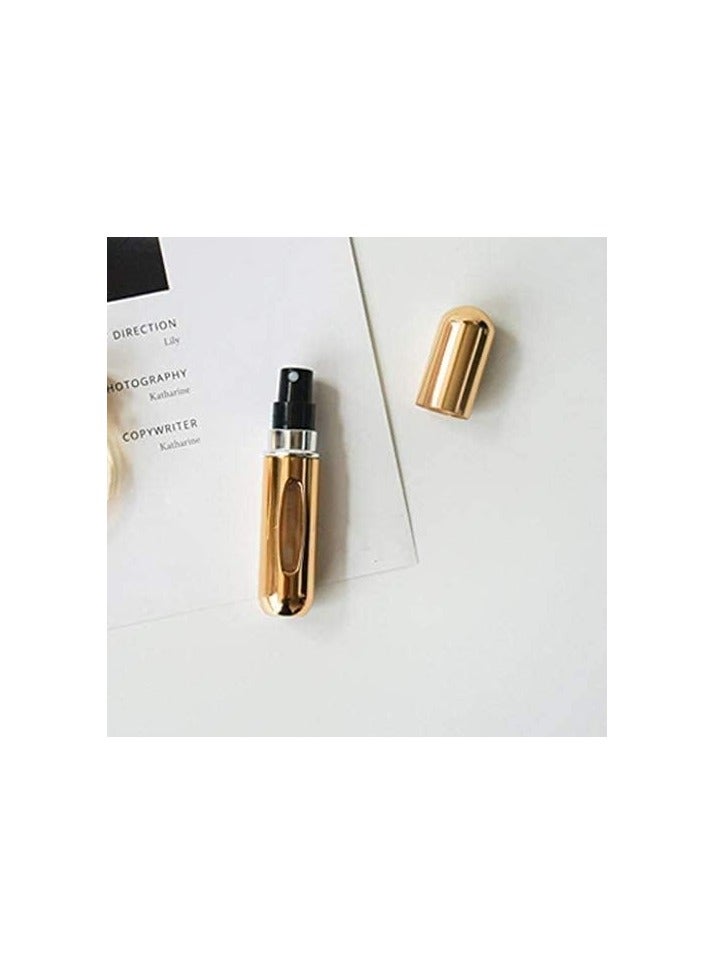Generic Gold Mini Portable Refillable Perfume Spray Bottle 5ML - Image 2