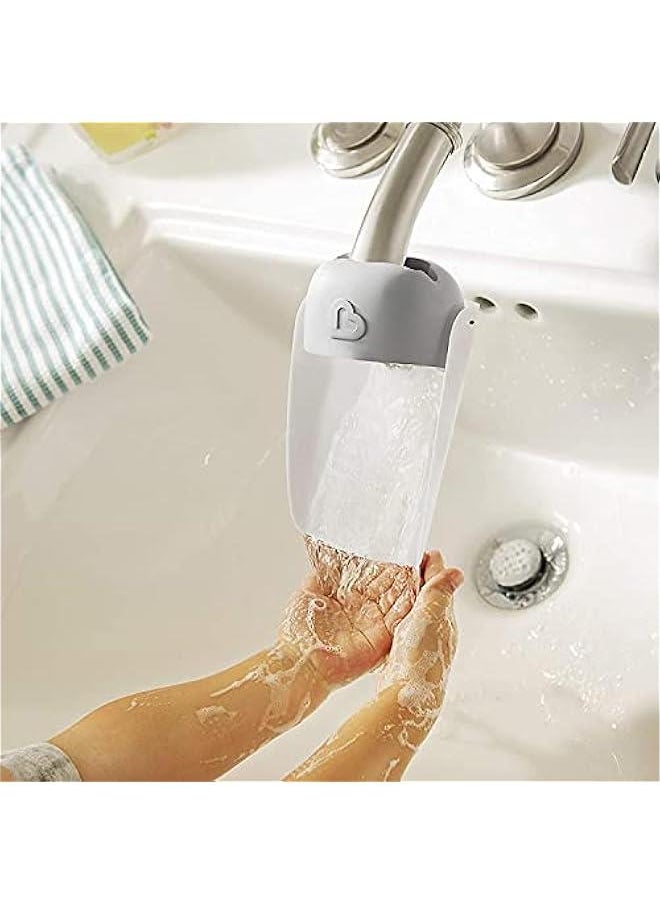 Arabest Universal Sink Faucet Extender for Kids - Grey Faucet Extender for Kitchen and Bathroom Sink - Easy Hand-Washing for Toddlers and Babies  - Image 2