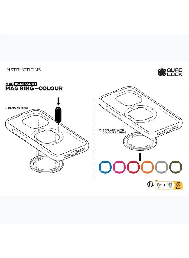 كواد لوك حافظة Quad Lock® Mag Case لهاتف Samsung Galaxy S24+ - Image 2