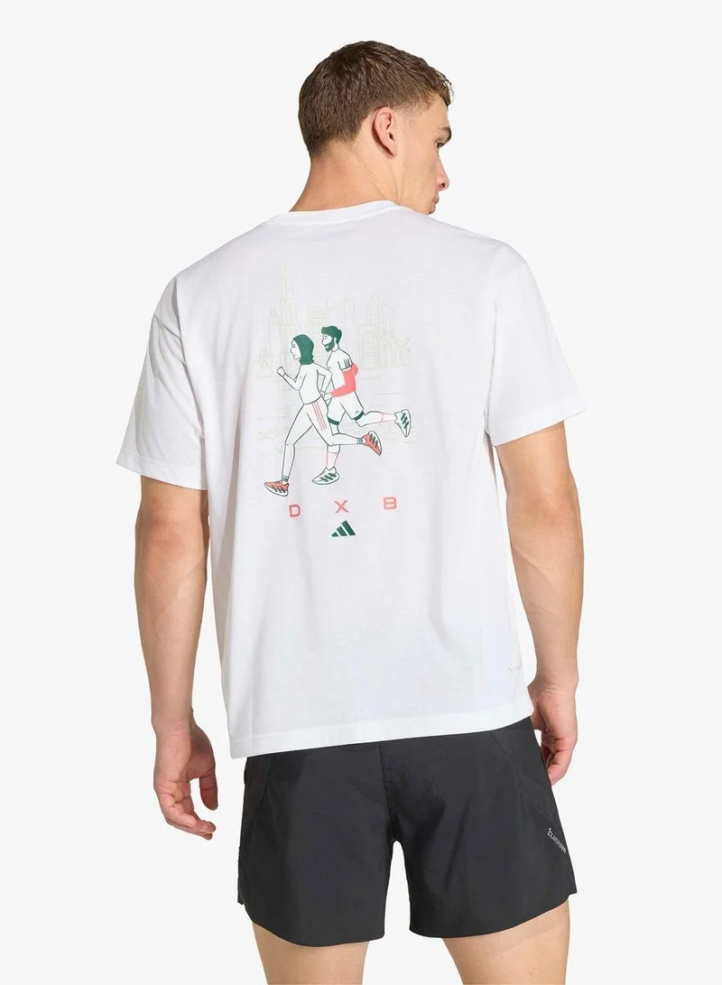 Adidas  RUNNING DUBAI GRAPHIC T-SHIRT  | Best Price UAE