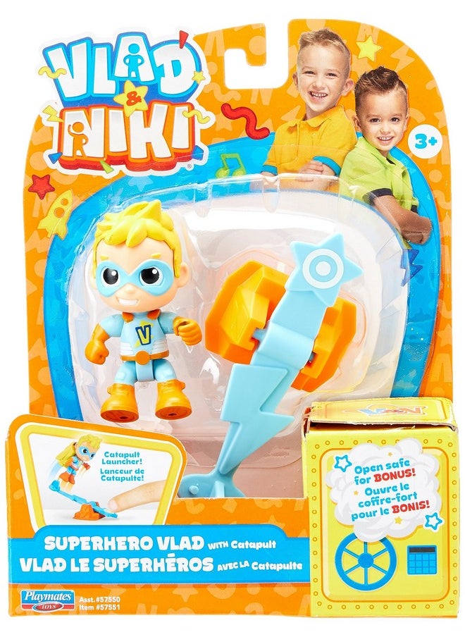 Bandai - Vlad & Niki Play Action Figure Superhero Vlad Figure Articulated Action Figurine With Accessories - Image 1