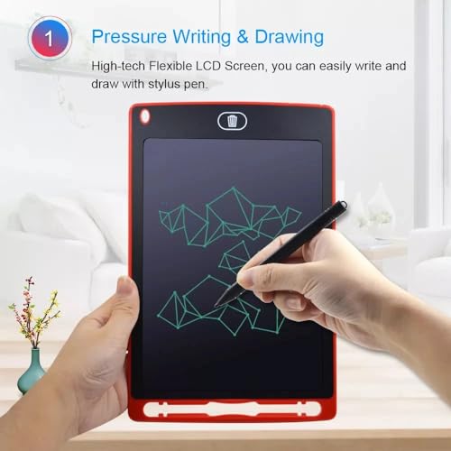 Technoview LCD Writing Tablet Ruffpad with Screen 8.5inches for Drawing, Playing, Handwriting Gifts for Kids & Adults, E-Note Pad (Multi Color) - Image 3