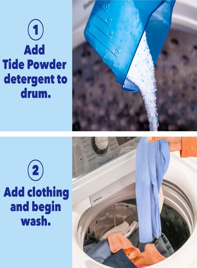 Tide مسحوق غسيل تايد النظيف واللطيف، بدون رائحة، 68 غسلة، 77 أونصة - Image 5