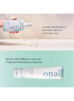 Opalescence Lescence Original Teeth Whitening Toothpaste (Pack Of 3) 4.7 Oz W/Whitening Mouthwash 16 Oz - Cool Mint Sensitivity Formula - Oral Care, Gluten-Free - Made By Ultradent 5760-3-5447-1  - Image 2