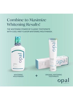 Opalescence Lescence Original Teeth Whitening Toothpaste (Pack Of 3) 4.7 Oz W/Whitening Mouthwash 16 Oz - Cool Mint Sensitivity Formula - Oral Care, Gluten-Free - Made By Ultradent 5760-3-5447-1  - Image 4