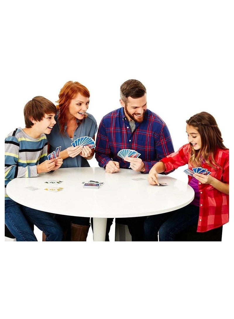 ماتيل جيمز لعبة البطاقات العائلية أونو المرحلة 10 تحتوي على 108 بطاقة - Image 3