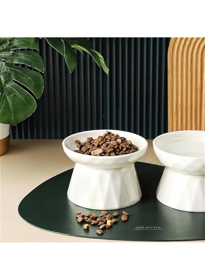 HOOKOR Ceramic Slow Feeder Cat Bowl, Elevated Cat Slow Feeder,Elevated Cat Bowls，No Sliding/Tipping, Raised Puzzle Food Plate (Cat Face Bowl) - Image 5