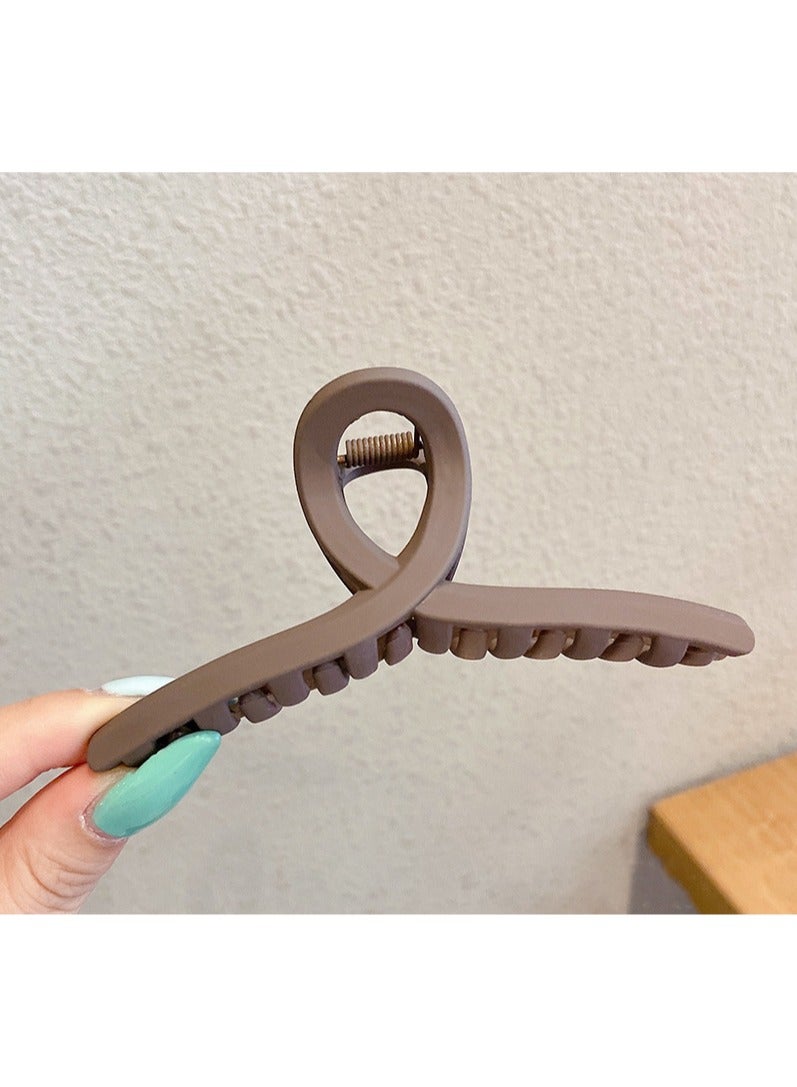 Goolsky مشبك شعر كبير 1 قطعة للنساء - تصميم بسيط، قبضة قوية مع تصميم متقاطع - مثالي للشعر الكثيف والرفيع، ذيول الحصان - Image 3