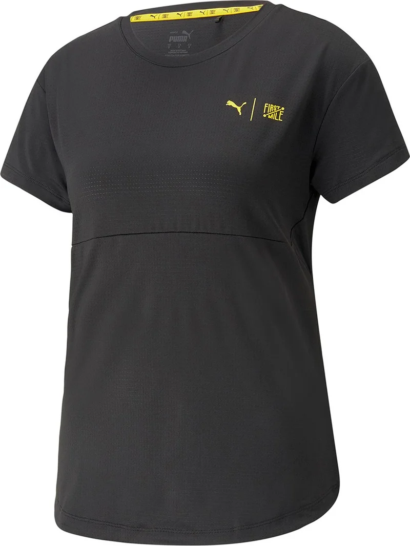 PUMA W First Mile Women's Black Running T-Shirt 52320501