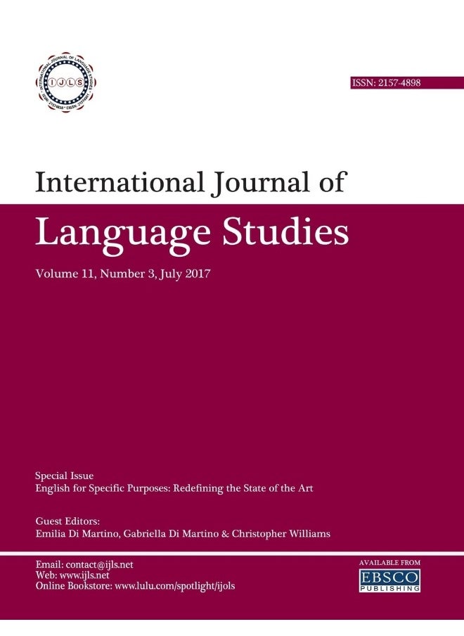 International Journal of Language Studies (IJLS) - volume 11(3)  - Image 1