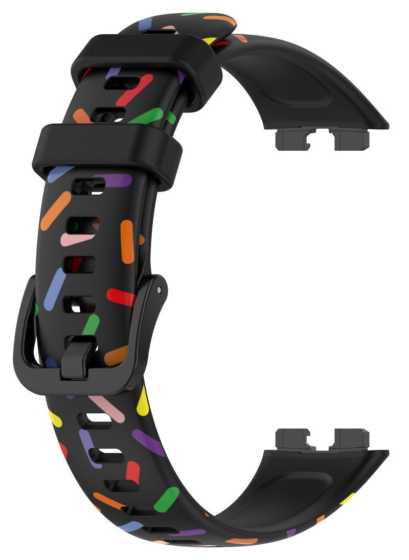 HW - 4 Sets Of Huawei Band 8 Band 9 Replacement Watch Straps, Including Soft Silicone Electroplated All Inclusive Case - Image 1