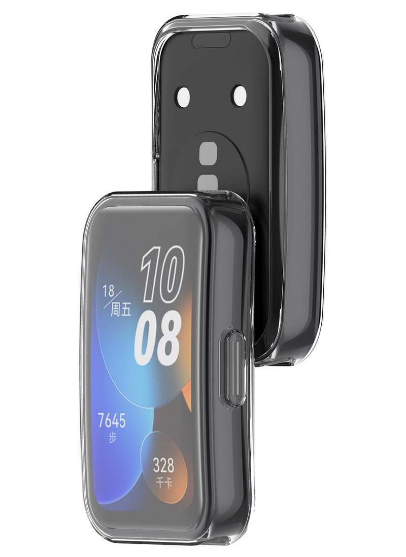 HW - 4 Sets Of Huawei Band 8 Band 9 Replacement Watch Straps, Including Soft Silicone Electroplated All Inclusive Case - Image 1
