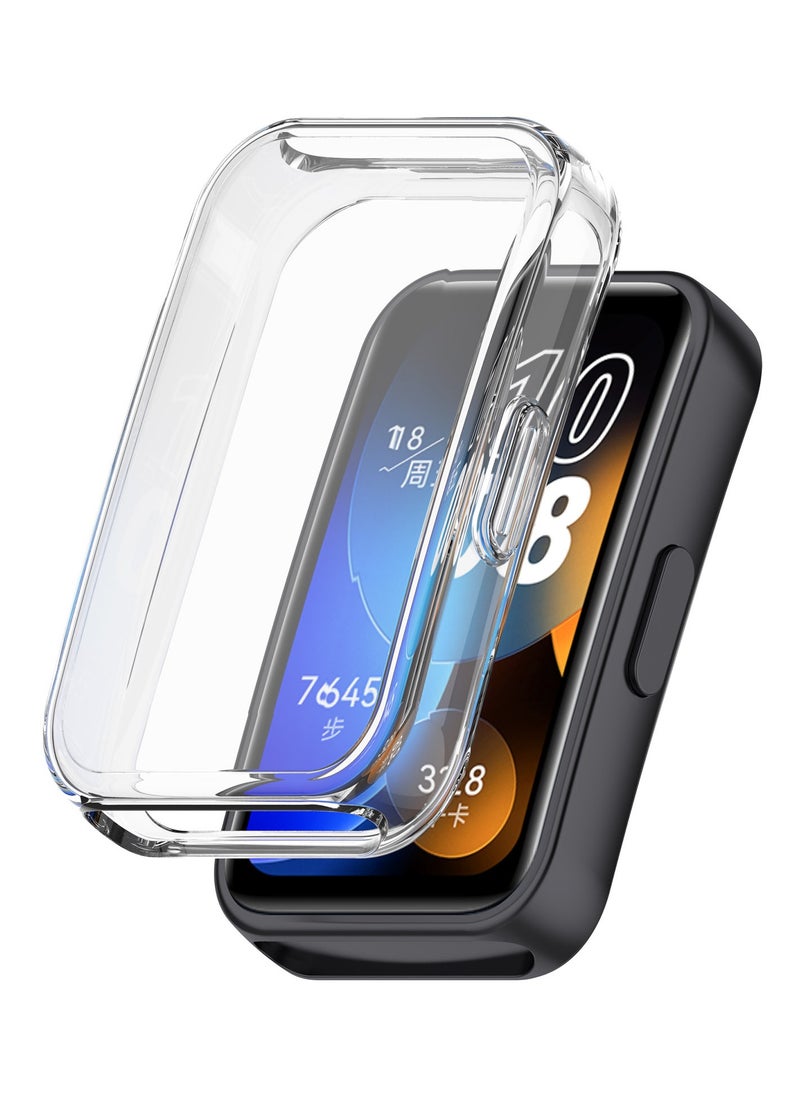 HW - 4 Sets Of Huawei Band 8 Band 9 Replacement Watch Straps, Including Soft Silicone Electroplated All Inclusive Case - Image 1