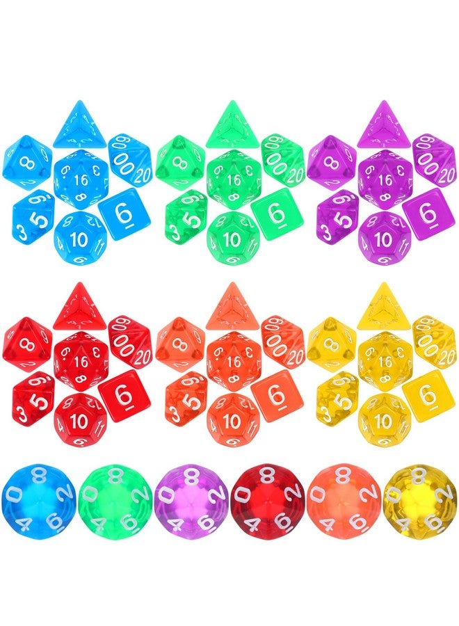 Yilloog 210 Pcs Compatible with DND Dice Sets Bulk Polyhedral Dice with Drawstring Bag Dice Multi Role Playing Table Game D4 D6 D8 D10 D% D12 D20 Compatible with Dungeons and Dragons (Mixed Style) - Image 4