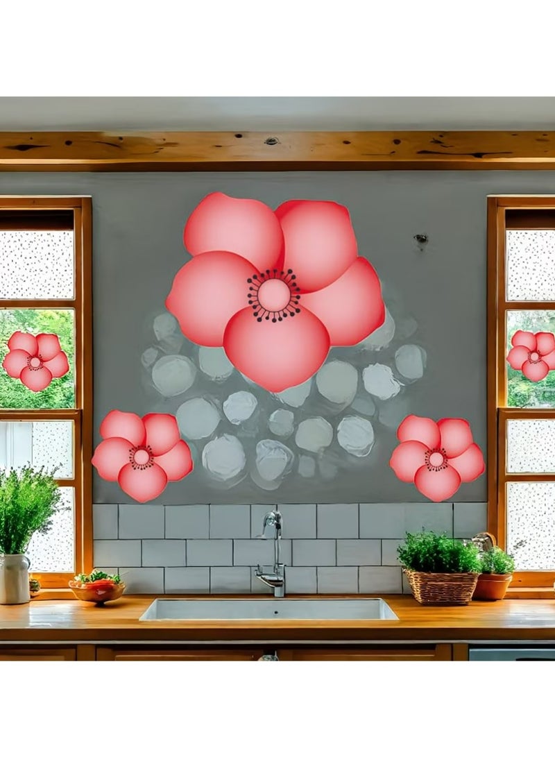 20pcs Unscented Mosquito Traps Fly Traps Insect Traps Pink Peony Design for Windows Walls Cupboards Indoor Use Catching Mosquitoes Fruit Flies - Image 4
