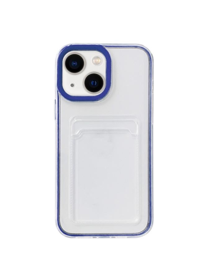 اس-توب جراب لهاتف iPhone 14 Plus 360 جراب شفاف هجين من مادة TPU مع فتحة بطاقة - Image 1