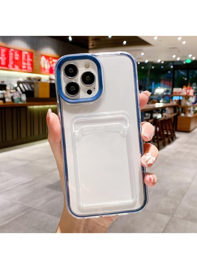 اس-توب جراب لهاتف iPhone 14 Plus 360 جراب شفاف هجين من مادة TPU مع فتحة بطاقة - Image 2