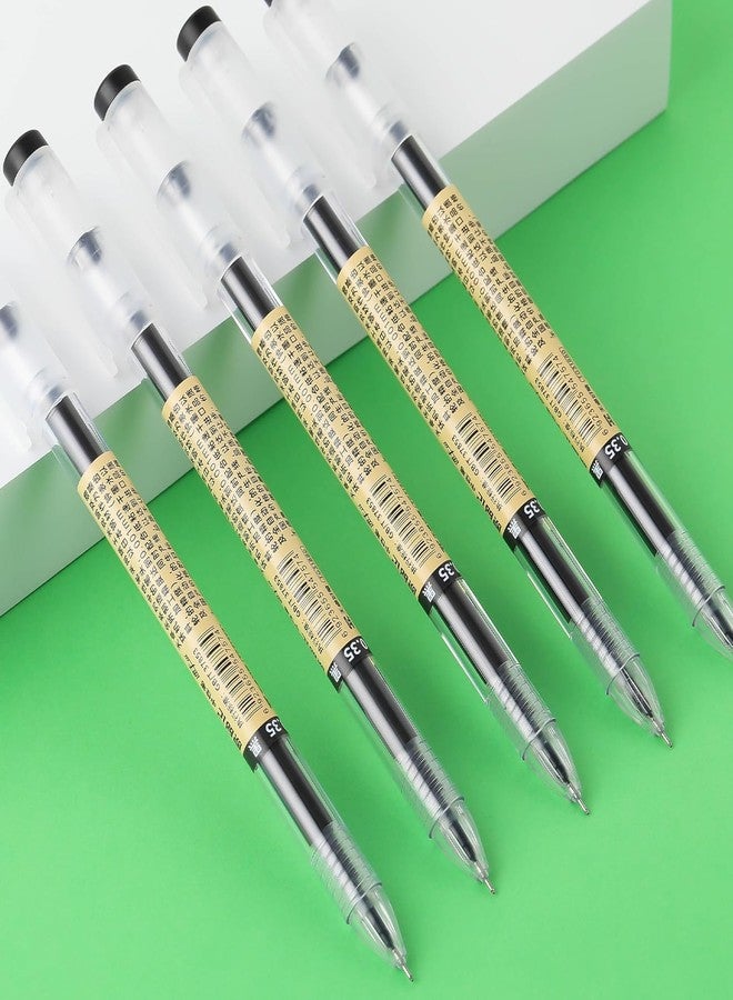 RIANCY Gel Pens Ballpoint Pens Ultra Fine Point Ballpoint Maker Pen Black Gel Ink Pens Quick Drying 0.35 mm Japanese Style Liquid Ink Rollerball Pens Blue Pens Red Pens Back to School Supply 12set - Image 5