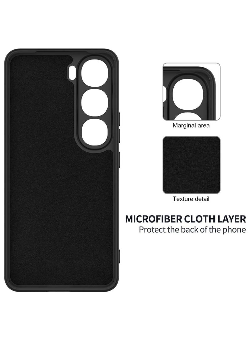 general Silicone Case Compatible with VIVO V40 Lite 5G, Soft-Touch, Shockproof, DustProof, Antiskid Full Body Protection Cover with Lanyard Wrist Strap for VIVO V40 Lite - Image 4