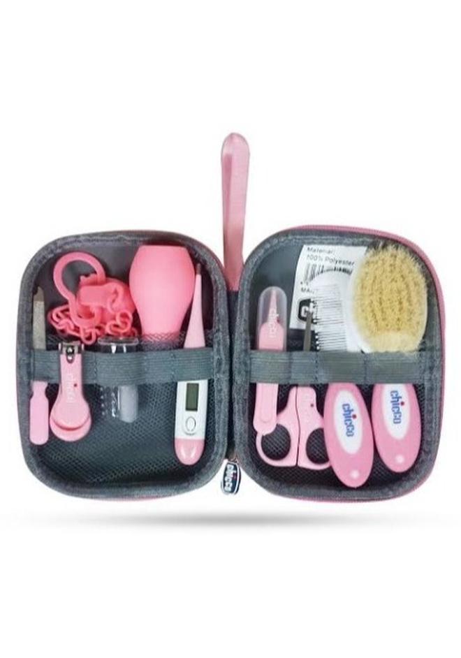 شيكو طقم عنايه 10 قطع وردي