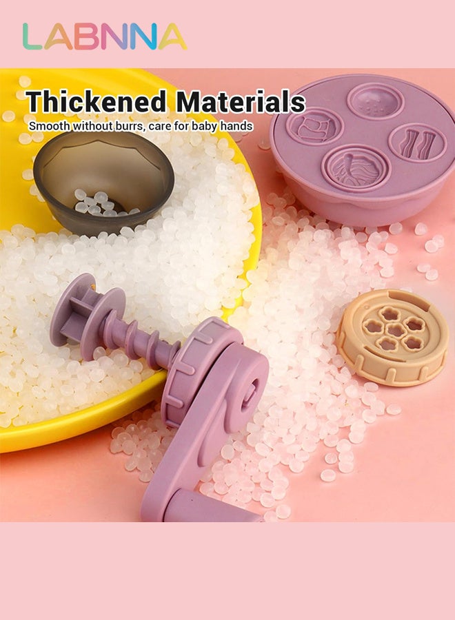 LABNNA Dough Sets for Kids with 28 PCS Play Dough Accessories and Play Clay Sets with 12 Colors Dough,Playdough Set Noodle Maker Toy for Boys and Girls Birthday Gift - Image 4
