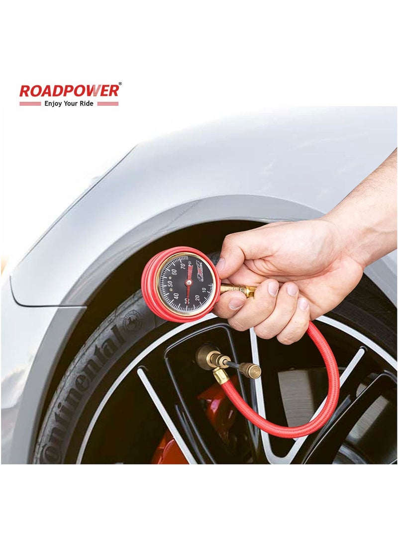 RoadPower مجموعة أدوات قياس الإطارات السريعة للخدمة الشاقة للطرق الوعرة مع زر تحرير دقيق RP-TG31  - Image 2
