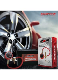 RoadPower Heavy Duty Rapid Tire defoliators Air Down Off-road Gauge Kit with Precision Release Button RP-TG31  - Image 3