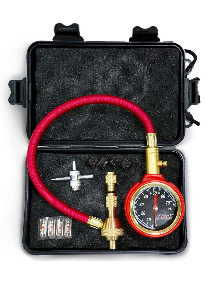 RoadPower مجموعة أدوات قياس الإطارات السريعة للخدمة الشاقة للطرق الوعرة مع زر تحرير دقيق RP-TG31  - Image 1