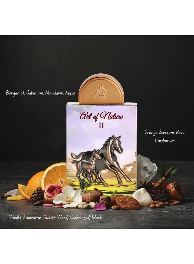 Lattafa PRIDE GIFTSET Art of Nature II (Horse) | Set 3-Piece (Edp 100ml + Edp 20ml + Deodorant 200ml) - Image 5