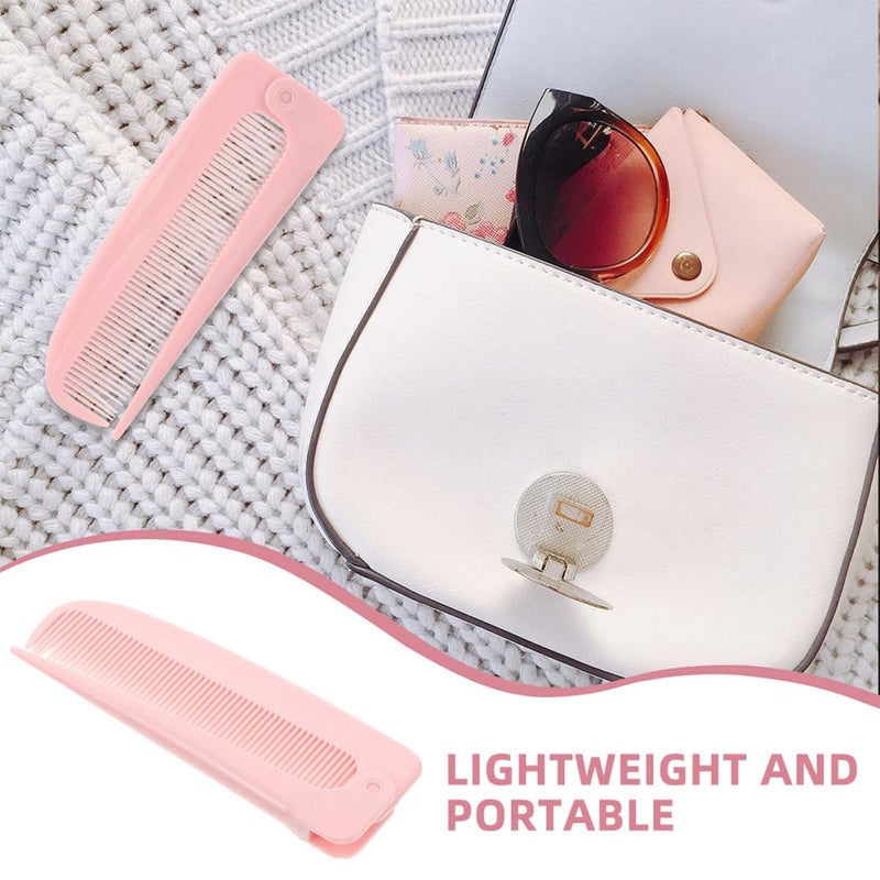 2Pcs Foldable Hair Parting Combs For Women Travel Size Styling And Cutting Dual Use - Image 4