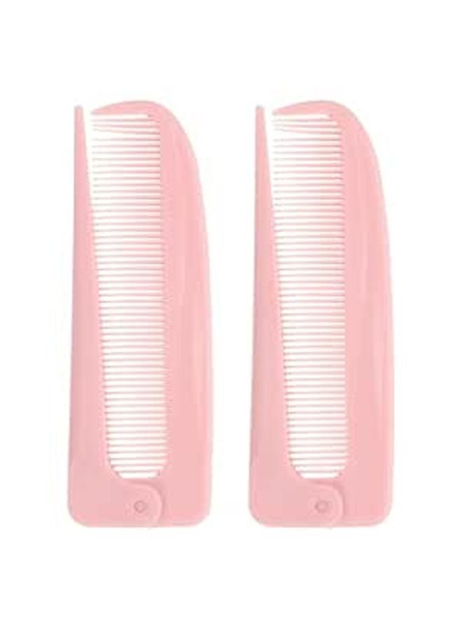 2Pcs Foldable Hair Parting Combs For Women Travel Size Styling And Cutting Dual Use - Image 1