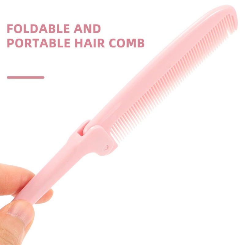 2Pcs Foldable Hair Parting Combs For Women Travel Size Styling And Cutting Dual Use - Image 5