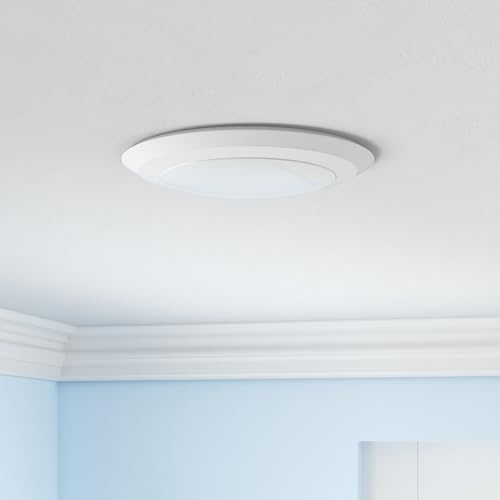 Sunco Lighting Sunco LED Disc Lights Ceiling 6 Inch, Flush Mount Disk Light, Recessed Can Lighting, 1050 LM, 15W (75W Equivalent), 4000K Cool White, Dimmable, Damp Rated ETL 4 Pack. - Image 2