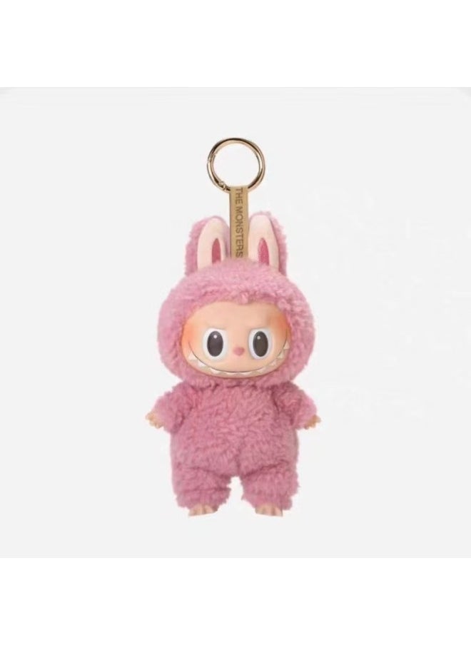 null - Labubu Generation Blind Box Macaron Cute Plush Doll Pendant Trendy Toys Bubble Mart-Color:A Generation Of Labubu [lychee Berry] - Image 1