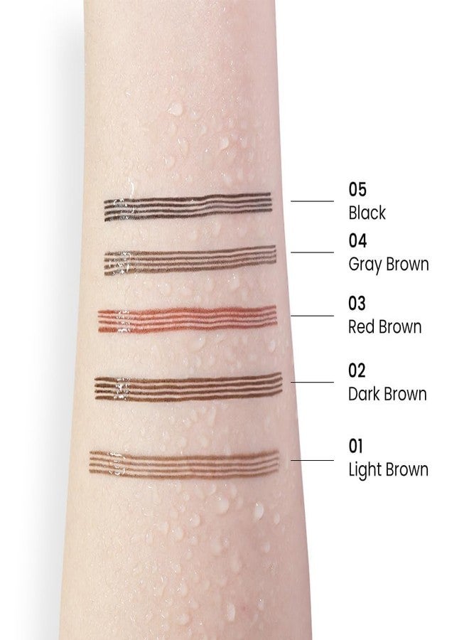 BUZZMEX 4 Point Eyebrow Pencil Black,Waterproof Microblading Eyebrow Pencil with a Micro-Fork Tip Applicator Creates Black Fine Sketch Liquid Eye Brow Pen - Image 5
