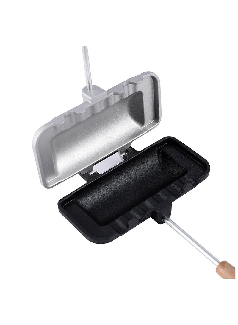 عام مصاصة صغيرة قابلة للفك، خفيفة الوزن وسهلة الحمل - لضغط شريحة البطاطس أو الخبز في إنشاء الساندويتشات - وأواني سرية للساندويتشات ذات الحواف المضغوطة - Image 4