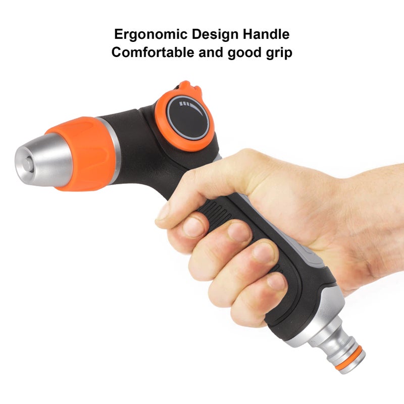 Garden Hose Nozzle Hose Rotating Adjustment Hose Thumb Sprayer for Watering Car Wash Yard Cleaning - Image 4